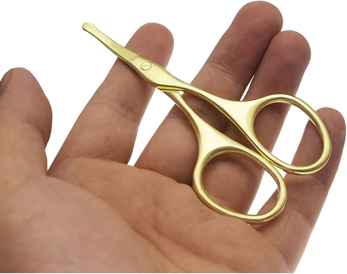 Motanar Multicolor Professional Grooming Scissors for Facial Hair Removal