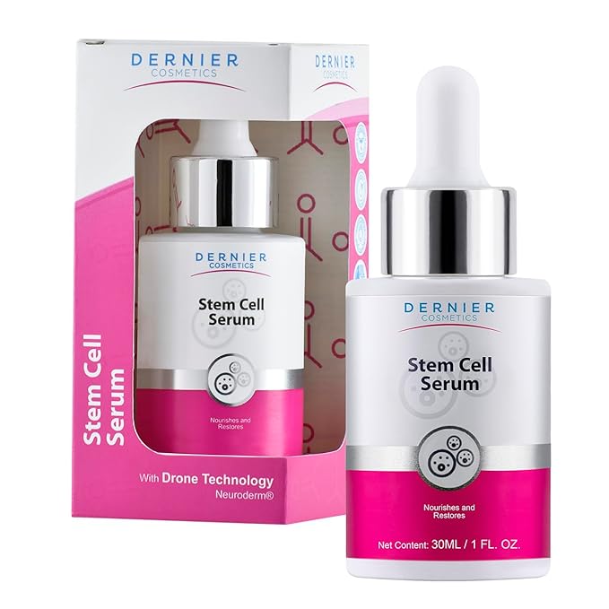 Dernier Stem Cell Face Serum, 3% Stem Cells, Hyaluronic Acid Firming