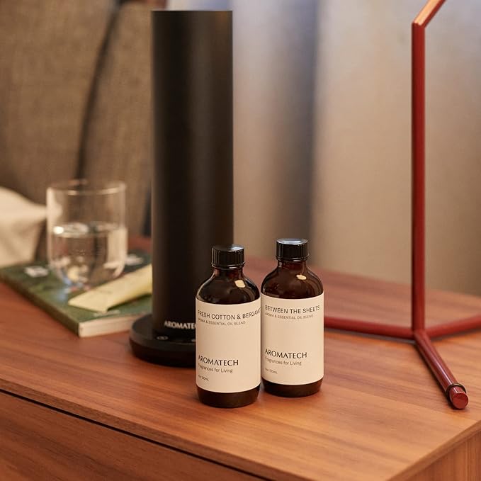 AromaTech Between the Sheets Premium Aroma Oil – Indulgent & Cozy Home Fragrance - Notes of Washed Linen, Hibiscus & Bergamot for Scent Diffusers (16 Fl Oz (Pack of 1))
