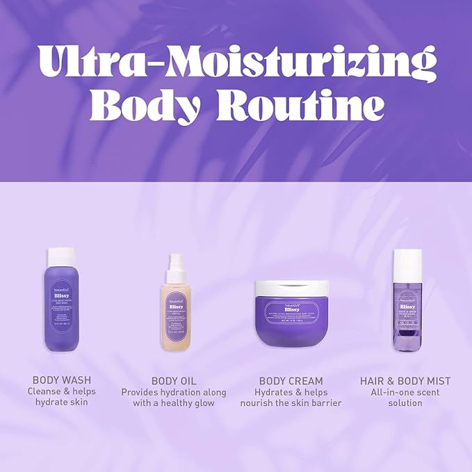 NATURE WELL Blissy Ultra-Moisturizing Scented Whipped Body Cream, 12 Oz