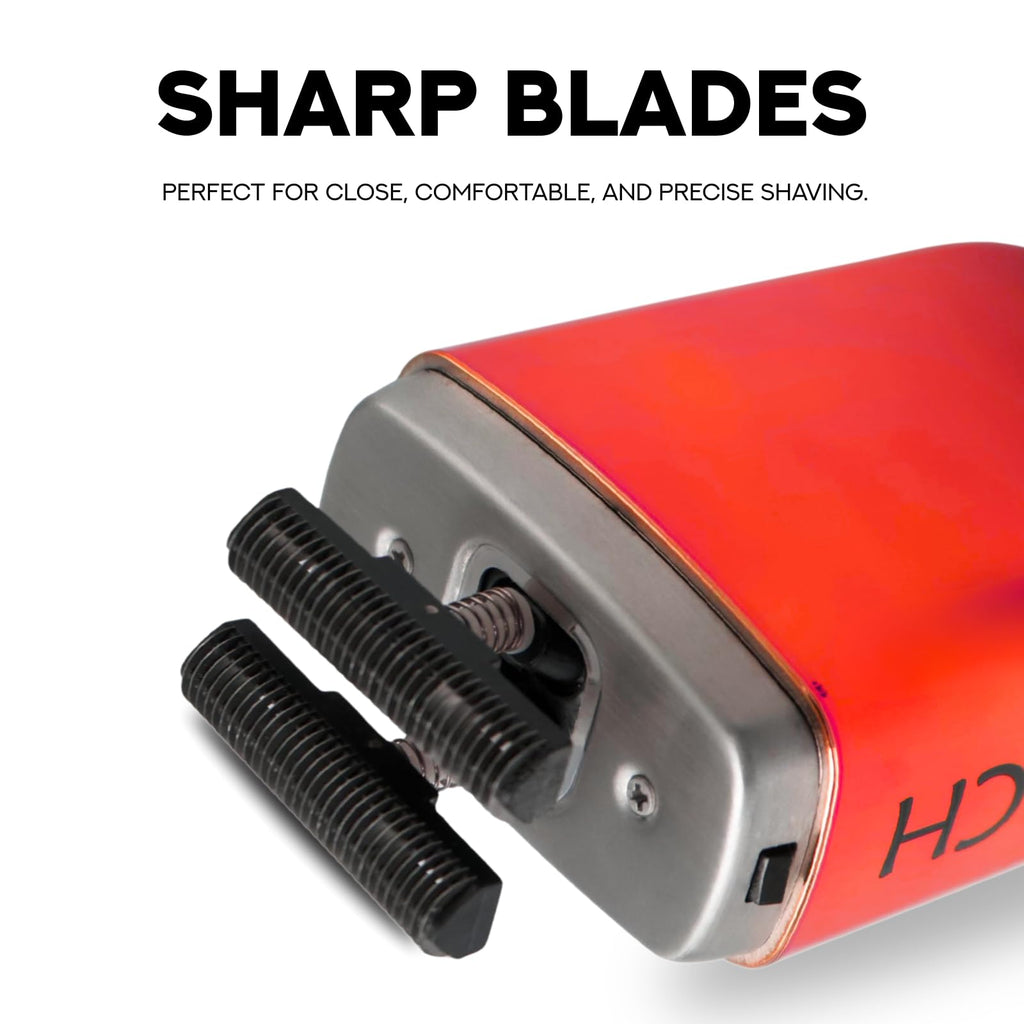 Supreme Trimmer Crunch STF602 – Waterproof Double Foil Shaver for Men | 150 Min Runtime, Wet/Dry Cordless & Corded Electric Razor | Hypoallergenic Foils for Face, Head & Stubble