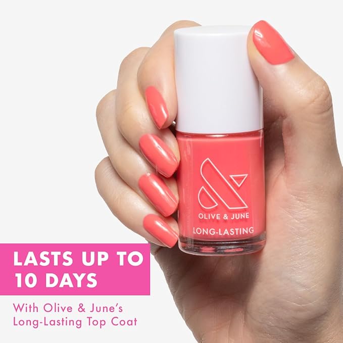 Olive & June Long Lasting Nail Polish, Maine Character Energy Lobster Red