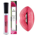 Aromi Rose Gold Metallic Liquid Lipstick - Peachy Pink, Coral Shade