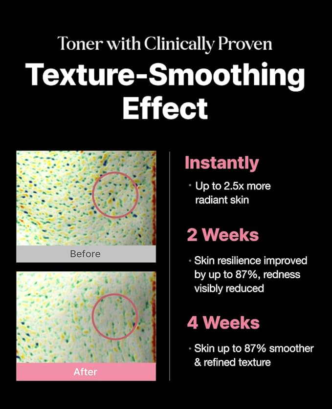 Caviar AHA 3% Glow Toner, Radiance Skin, Collagen Exfoliating Glowing