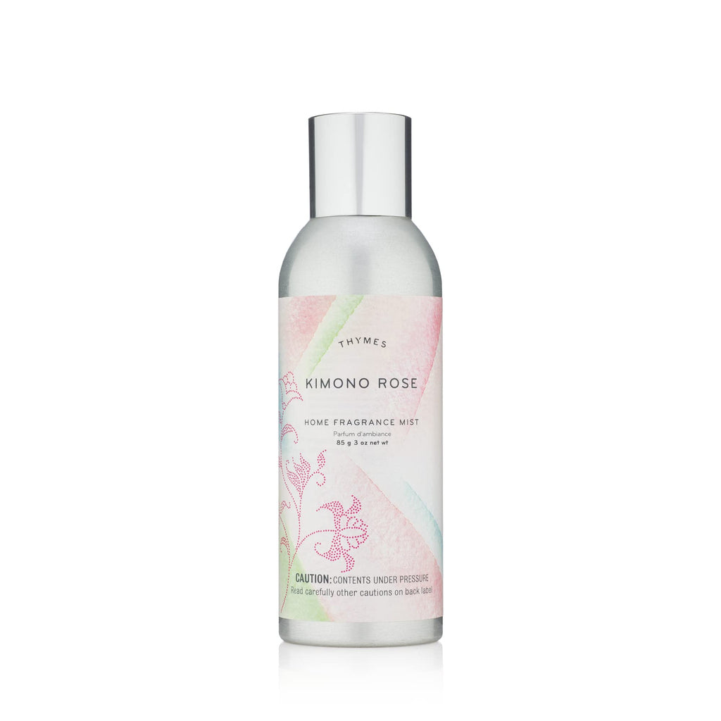 Thymes Home Fragrance Mist – Room Air Fresheners for Home Long Lasting – Air Freshener Spray – Premium Home Fragrance – Floral Notes of Rose, Peony, & Silken Vanilla (Kimono Rose, 3 oz)
