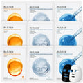 RAZUYEN Face Sheet Masks, Peptide, Vitamin C & Panthenol B5, 9 Packs