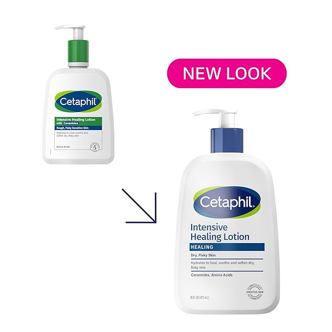 Cetaphil Intensive Healing Body Lotion with Ceramides, Dry Skin, 16 fl oz