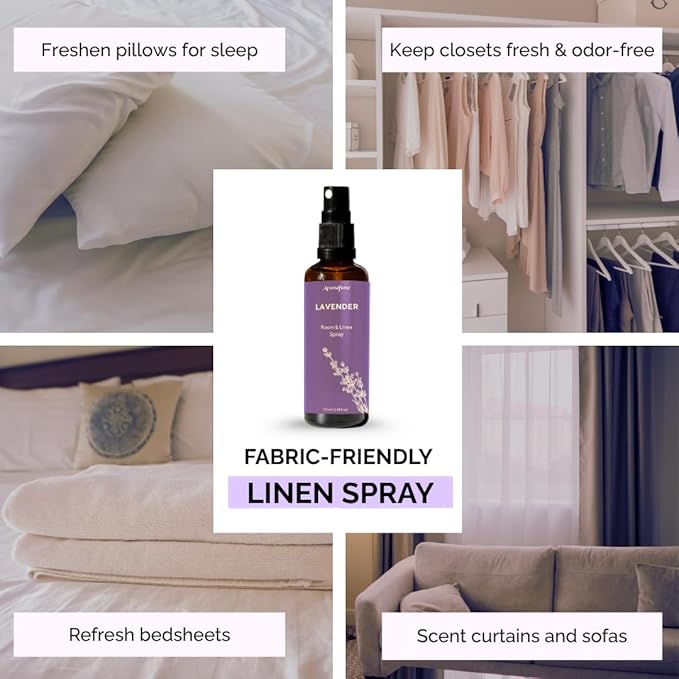 Lavender Air Freshener Spray for Room, Linen & Pillow 100ml by Aromafume
