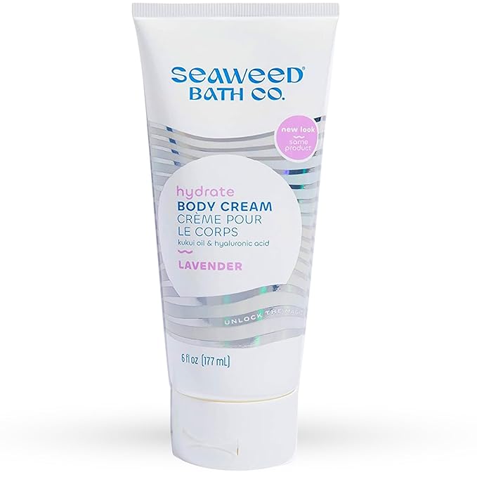 Seaweed Bath Co. Hydrate Body Cream, Lavender, 6 oz