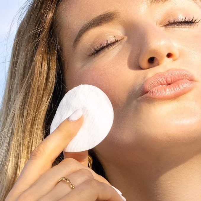 Sky Organics Organic Cotton Rounds for Sensitive Skin, 100% Pure GOTS Certified Organic for Beauty & Personal Care, 100 ct.