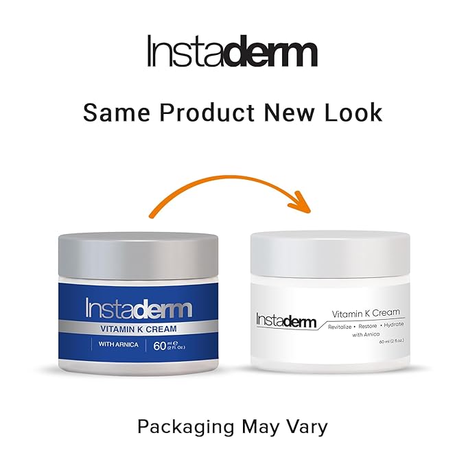 Vitamin K Cream-Revitalizing Formula with Arnica for the Appearance of Brusing, Spider Veins, Broken Capillaries, Uneven Tone & Dark Spot – Under Eye Cream for the Look of Dark Circles & Puffiness