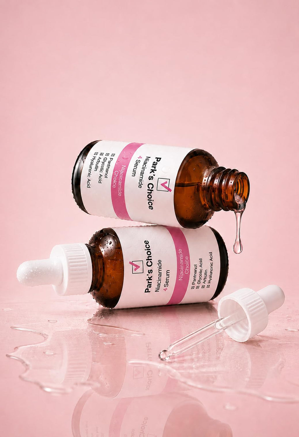 Niacinamide 4% Serum for Oily Skin | Pore Minimizing Serum & Oil Control Serum | Vitamin B12 Facial Serum for Dark Spots & Even Skin Tone | Korean Skincare | Park’s Choice