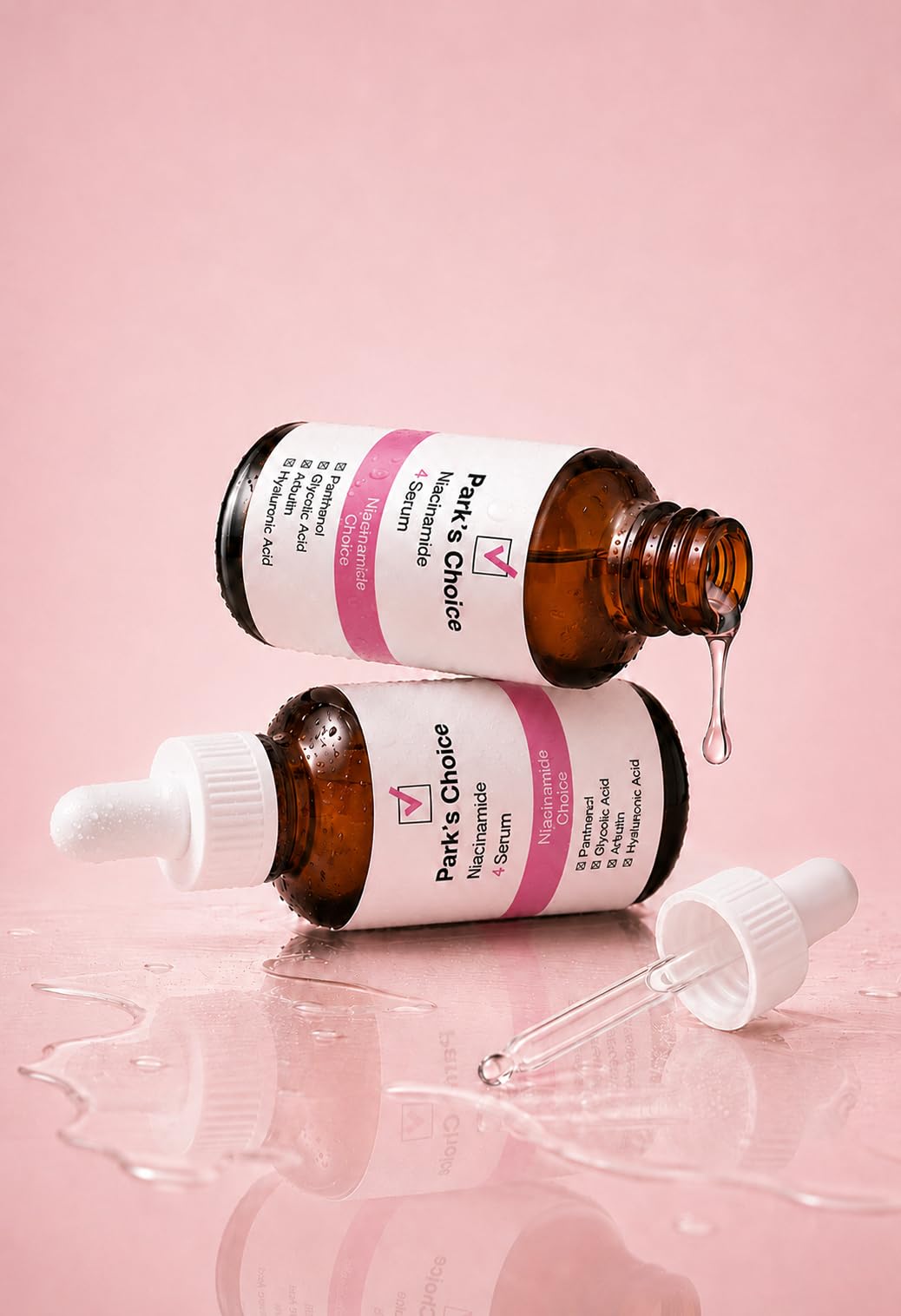 Niacinamide 4% Serum for Oily Skin | Pore Minimizing Serum & Oil Control Serum | Vitamin B12 Facial Serum for Dark Spots & Even Skin Tone | Korean Skincare | Park’s Choice