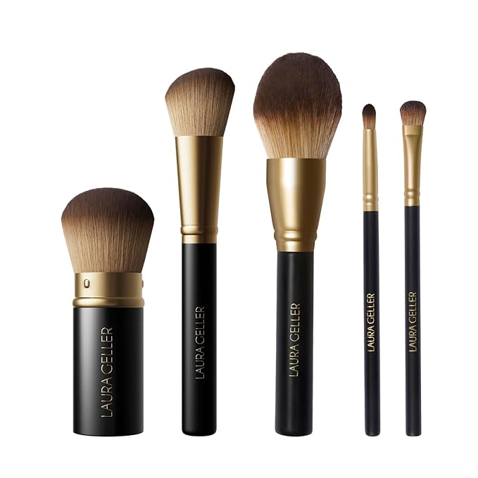LAURA GELLER Makeup Brushes - Dual-Ended Highlighter Brush, Cruelty-Free