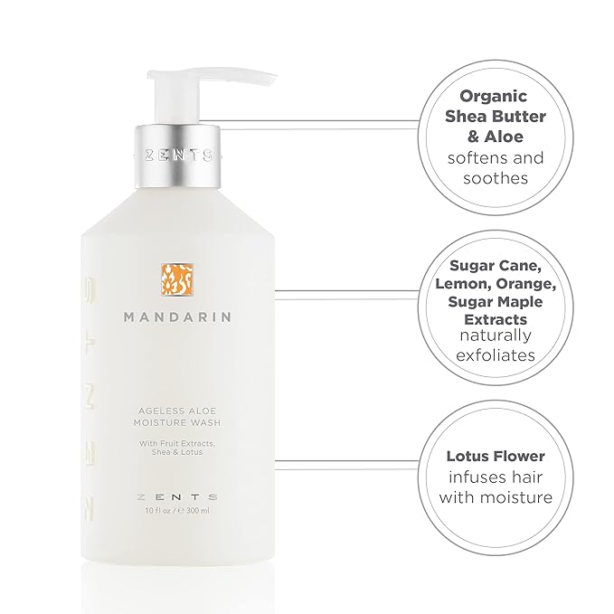 Zents Hand & Body Wash (Mandarin Fragrance) 10 fl oz