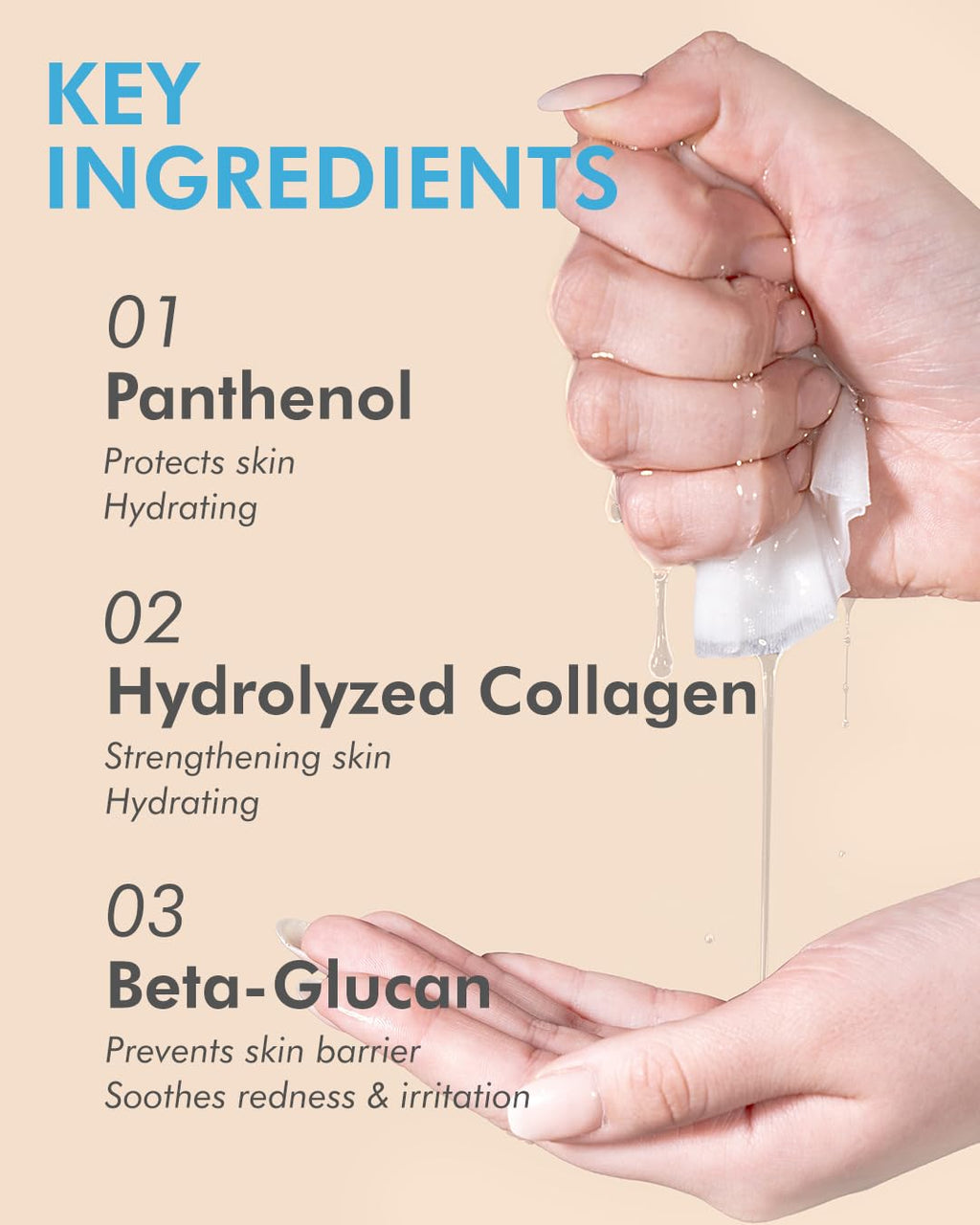 DERMAL Hyaluronic Acid Collagen Sheet Mask, 23g Each, 10 Count