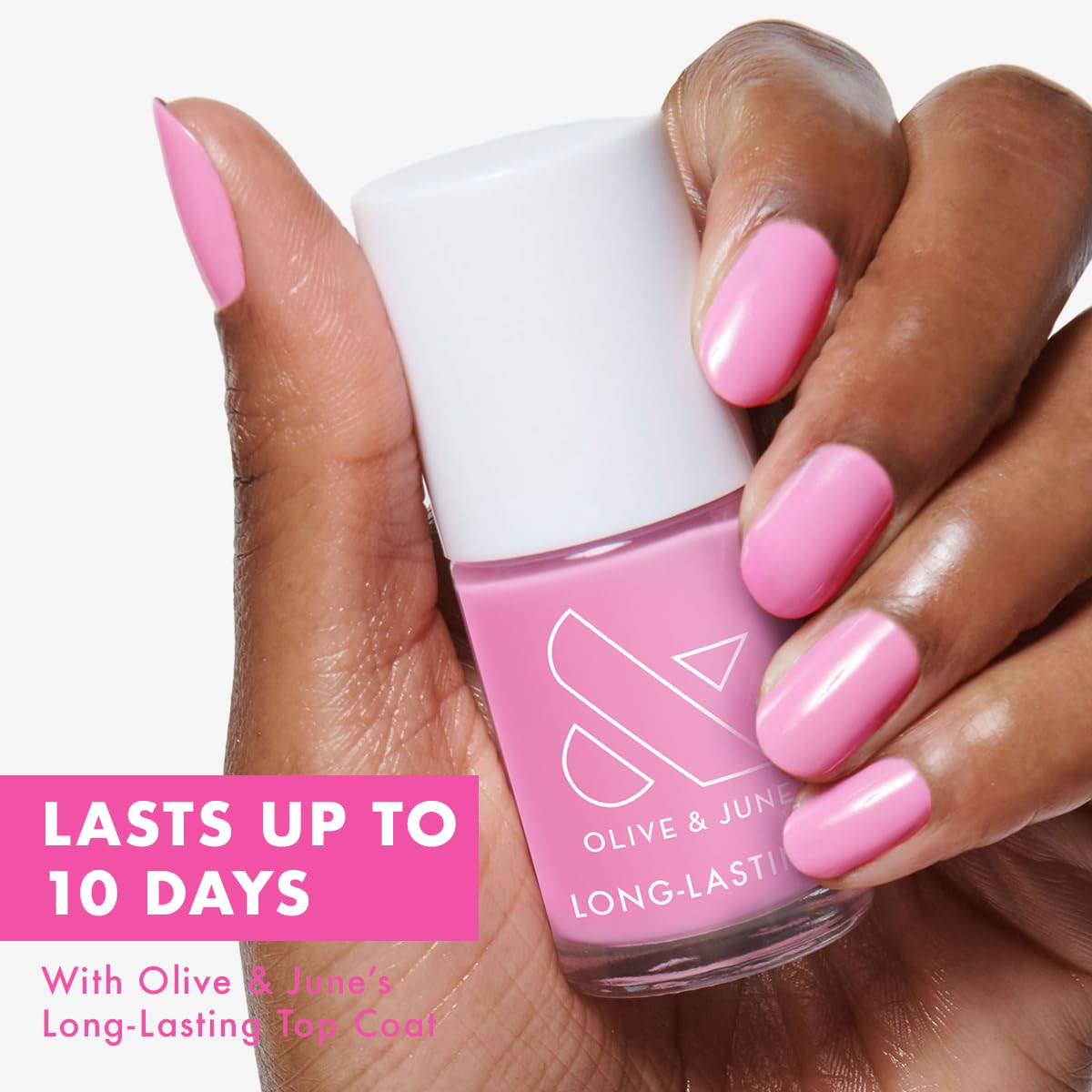 Olive & June Long Lasting Nail Polish, JM Pinky Lavender