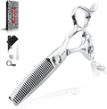 6.0” Professional Thinning Shears for Hair Cutting - Professional Hair Cutting Scissors with Extremely Sharp Blades- 440C Steel Ergonomic hair thinning scissors Durable, Smooth Motion, Fine Cut