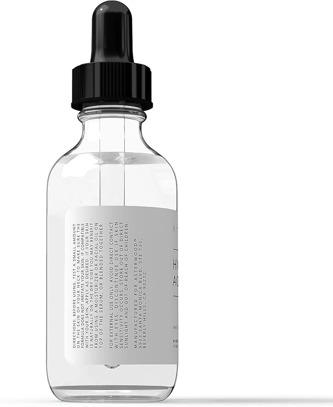 Asterwood Pure Hyaluronic Acid Serum for Face, Anti-Aging & Hydrating
