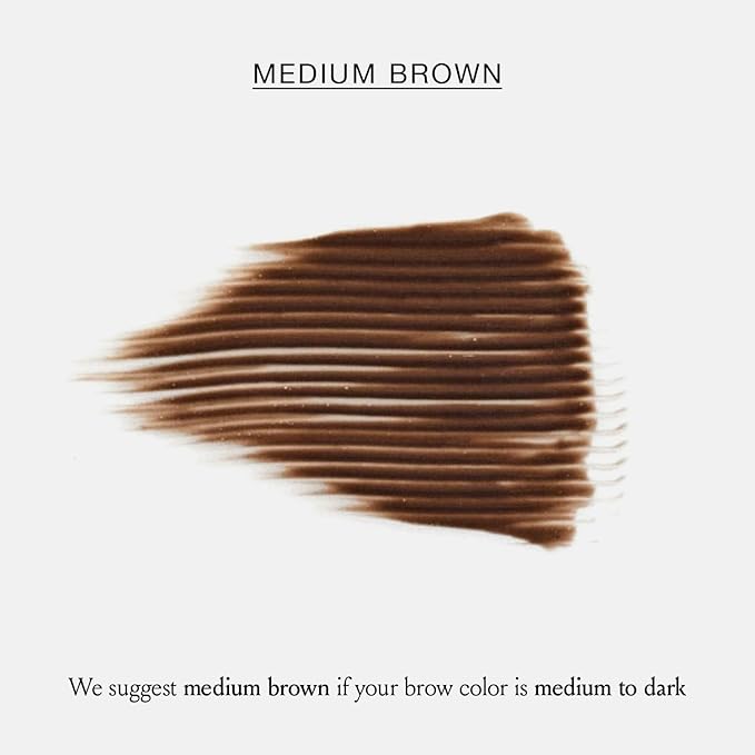 Boom Brow ™ Lightweight Shaping Eyebrow Mousse for Natural Brows, Med Brown