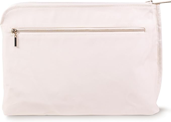 AMÉLIN ARCHIVE Large Canvas Zipper Pouch, Vintage Inspired Pencil Case for Adults, Travel Toiletry Bag, Small Pouch Bag for Supplies, Makeup or Toiletries (Bloomsbury)