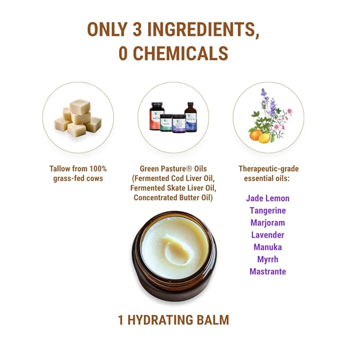 Vintage Tradition Epic Glow Grass-Fed Tallow Balm | Face & Body 2 oz