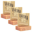 Varina Natural Honeysuckle Sugar Bar Soap - Gentle Cleansing for Sensitive Skin, Sweet and Vanilla - 3 Pack