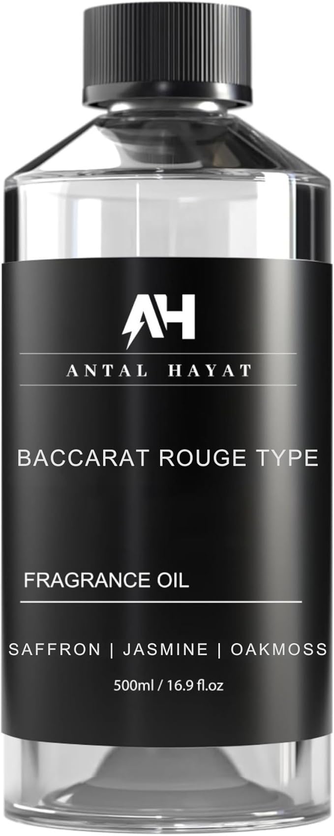 Hotel Diffuser Oil Crystal Saffron Elixir Inspired by The Baccarat Hotel Scent 500ml - Home Luxury Scents Refill - Premium Fragrance for Ultrasonic and Waterless Diffusers - Hotel Collection Oil