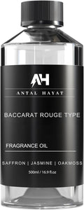 Hotel Diffuser Oil Crystal Saffron Elixir Inspired by The Baccarat Hotel Scent 500ml - Home Luxury Scents Refill - Premium Fragrance for Ultrasonic and Waterless Diffusers - Hotel Collection Oil