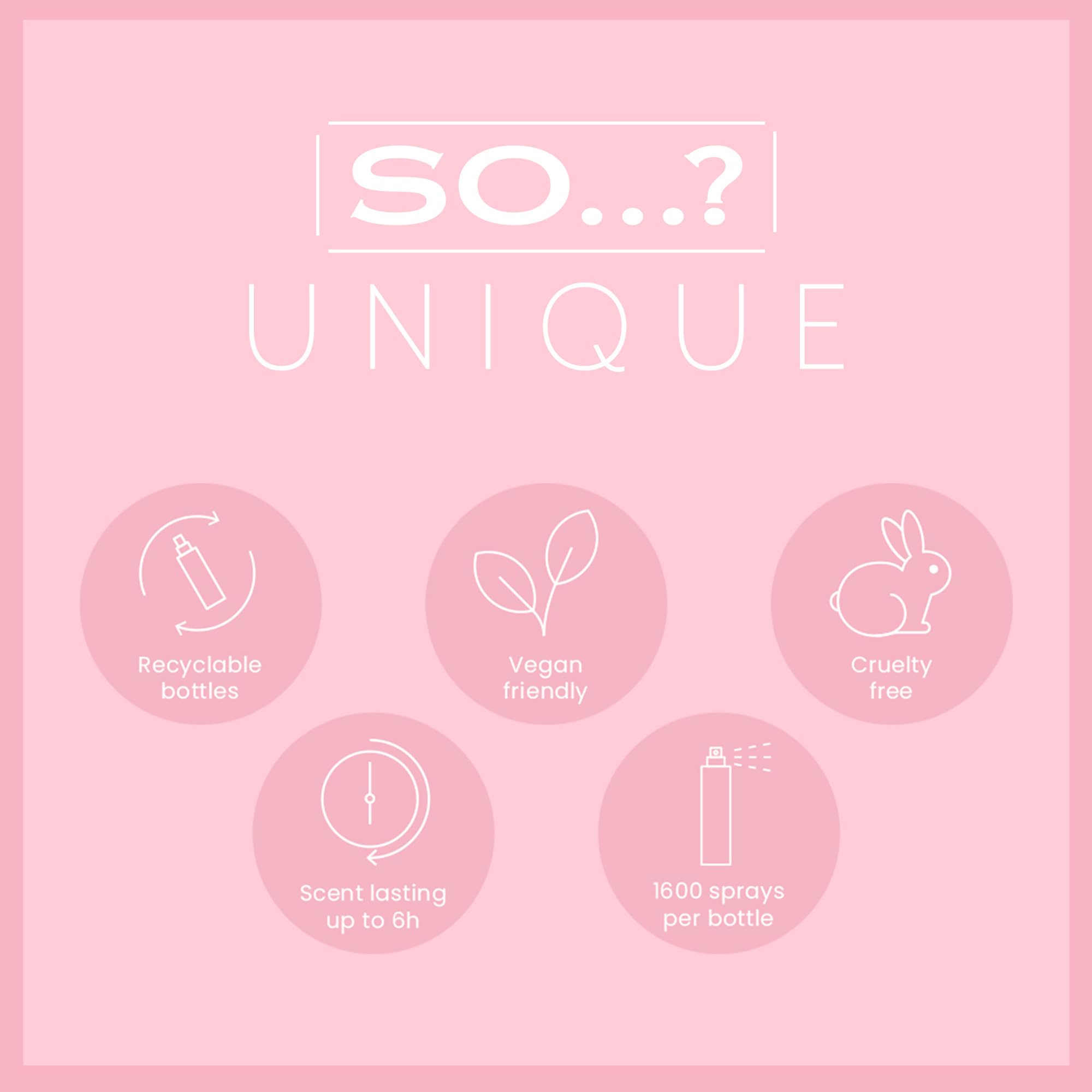 Unique Body Mist - Sweet Pea by So…? for Women - 5.1 oz Body Mist - Pack of 3