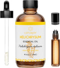 LOTUSJOY Helichrysum Essential Oil, 100% Pure Helichrysum Italicum Oil for Bruising Skin Roll On Diffuser Room Spray - 4 Oz