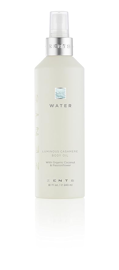 Zents Luminous Cashmere Body Oil (Water Fragrance) 8 fl oz