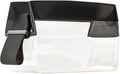 Cadence Parcel - Clear Travel Kit with Zipperless Magnetic Closure - Ink, Small - Durable, Leak-Resistant and TSA Approved Toiletry Bag - Modular Organization - Recycled TPU (.5 Qt)