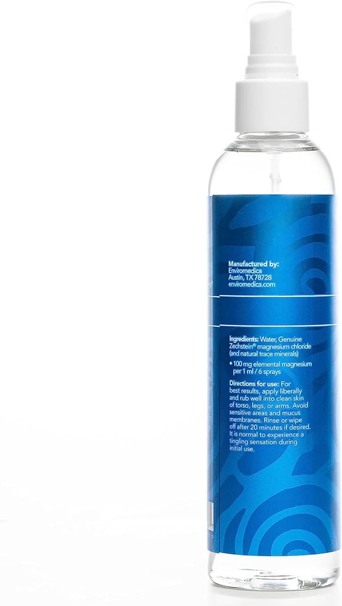 Ancient Minerals Magnesium Oil Spray, Zechstein Chloride, 8oz
