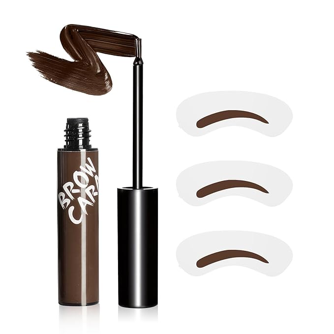 Brow Pencil - Eyebrow Pencil, Waterproof Long-Lasting Shapes, Defines, Fills Brows Makeup (Dark Brown)