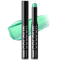 HOSAILY Duochrome Green Yellow Glitter Eyeshadow Stick, Color Shift Shimmer Chameleon Metallic Eye Shadow Brightener Pencil, Silky Smooth Iridescent Sparkle Inner Corner Eye Highlighter Fairy Makeup