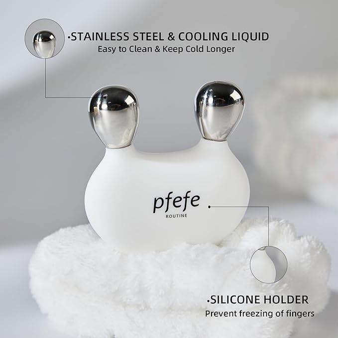 Stainless Steel Bunny Gua Sha & Face Roller, Cryo Rabbit Massager