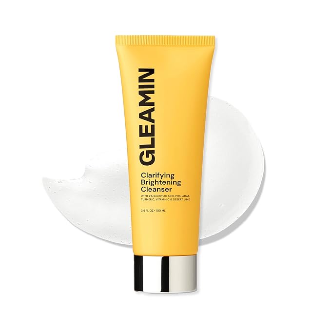 Gleamin Clarifying Brightening Cleanser, 3.4 fl oz, Facial Cleanser