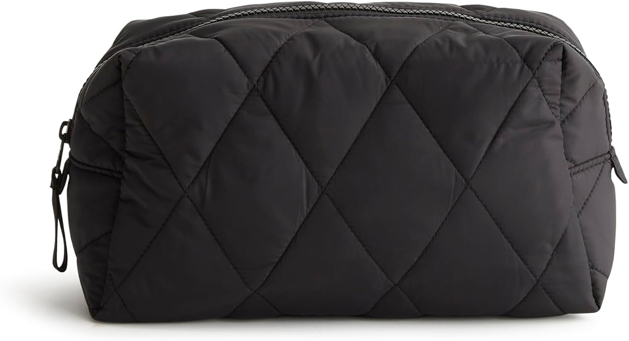 Vera Bradley Women's Featherweight Large Cosmetic, Moonless Night, One Size