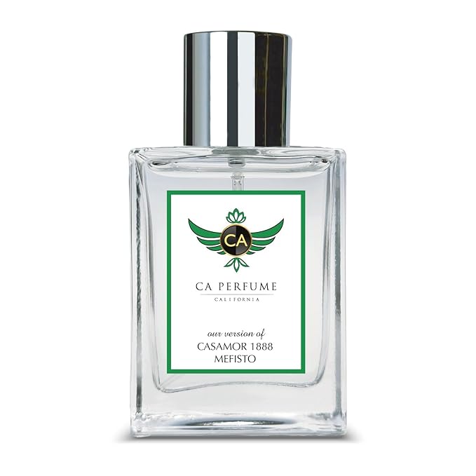 CA Perfume Impression of Casamor1888 Mefisto for Men Citrus Aromatic Fragrance Long Lasting Mens Cologne Eau De Parfum 1.7 Fl Oz 50ml
