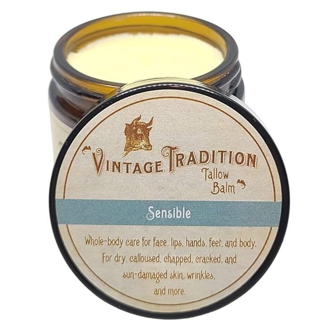 Vintage Tradition Luxurious Grass-Fed Tallow Balm | All-Purpose 2 oz