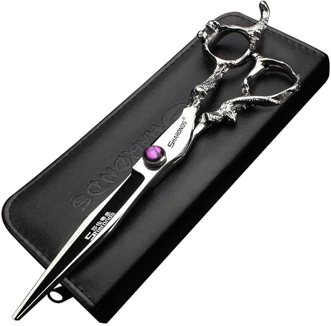 6/7/8/9-inch professional hair clipper set hairdresser(8-inch flat shear)