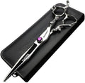 Professional Japanese Hair Scissors - 440C Stainless Steel/Rose Razor Edge (7 Inch Flat-A)