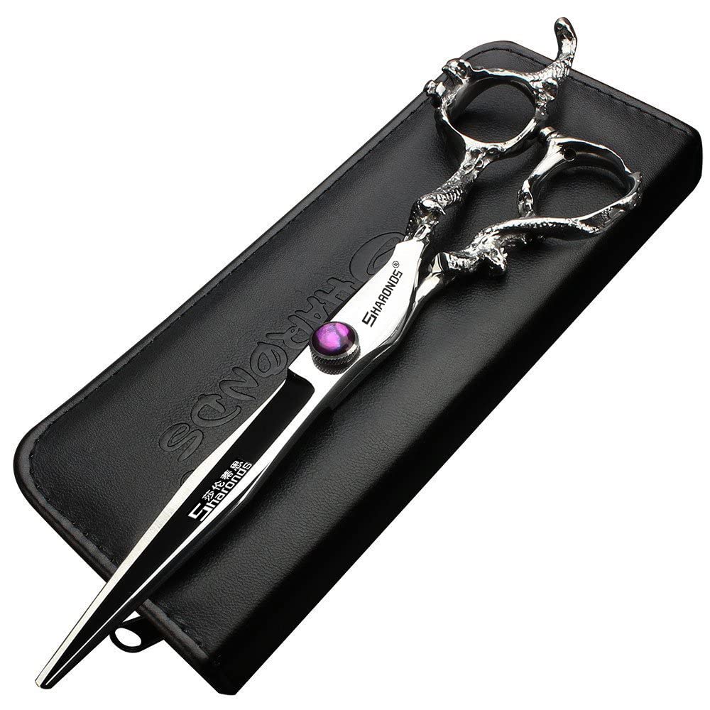 Hairdressing Scissors 6/7/8/9 Professional and Efficient Scissors (7-Inch 2-Piece Set-A)