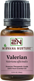 Nirvana Nurture Valerian Essential Oil, 100% Pure Undiluted, Aromatherapy Oil for Diffuser, Hair & Skin Care