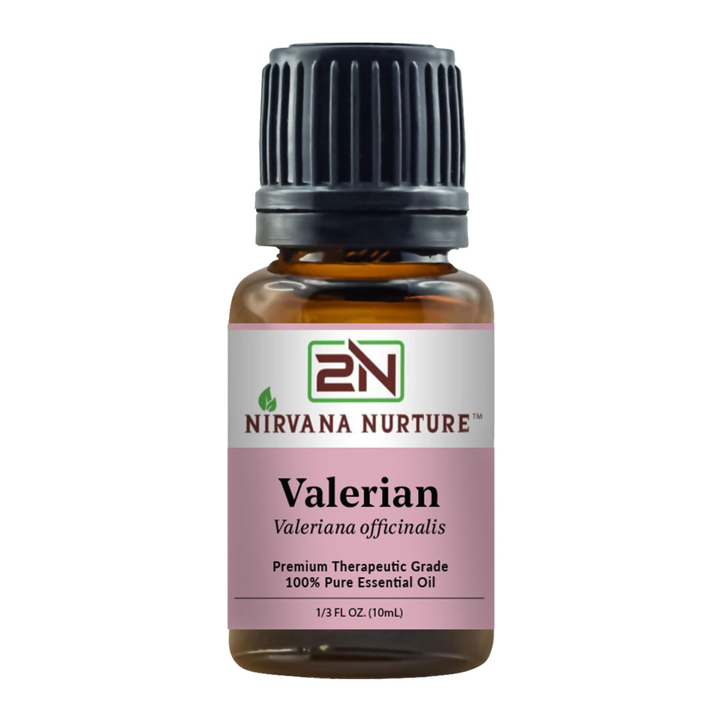 Nirvana Nurture Valerian Essential Oil, 100% Pure Undiluted, Aromatherapy Oil for Diffuser, Hair & Skin Care