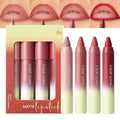 BINGBRUSH 4pcs Lip Liner Set, 2-in-1 Lip Liner and Matte Lipstick Pencil