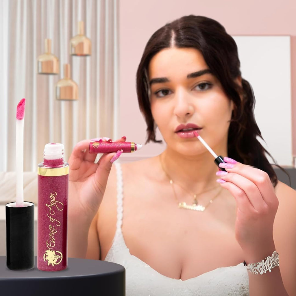 Essence Of Argan Lipgloss (Cherry Rose)