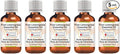 Greenwood Essential Pure Lemongrass Essential Oil (Cymbopogon citratus) Steam Distilled (Pack of Five) 100ml X 5(16.9 oz)