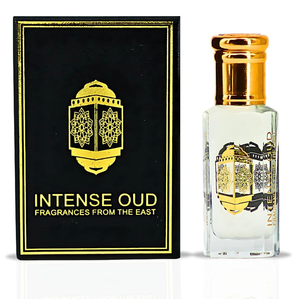 INTENSE OUD Scandalous Long Lasting Arabian Perfume Oils for Women 12ML (0.40 OZ) Floral Fruity Fragrance Oil with a Warm Finish - Concentrated Perfume Oil in an Elegant Black Gift Box